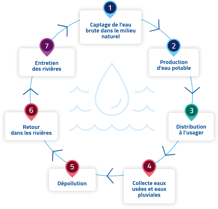 Le cycle de l'eau