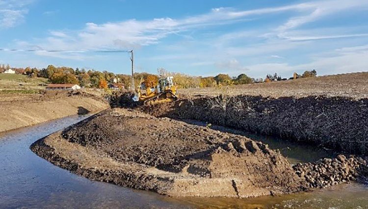 Premier méandre le 8 novembre 2018